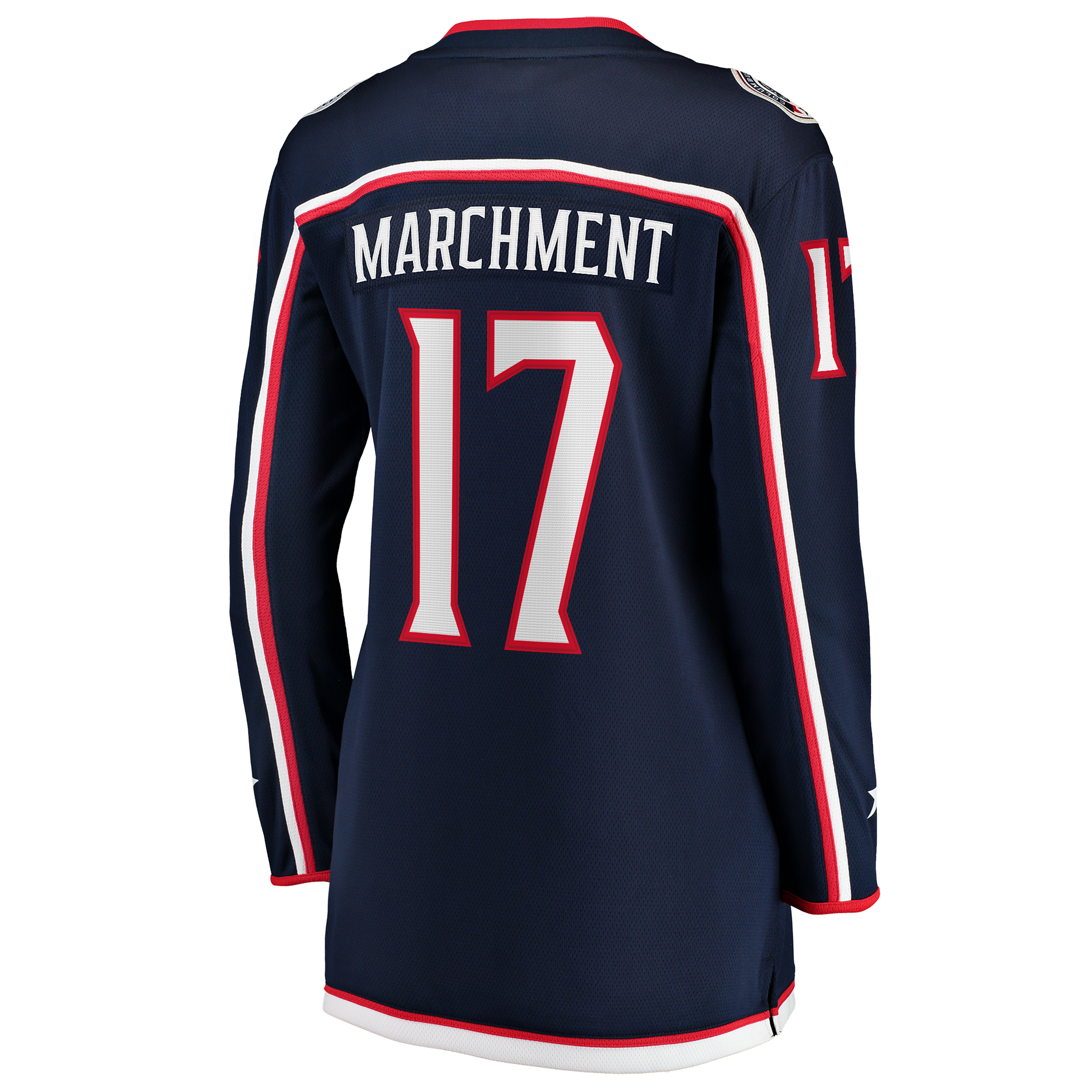 Women's Fanatics Mason Marchment Navy Columbus Blue Jackets Home Breakaway Player Jersey